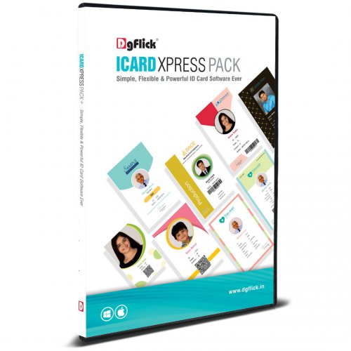 ID Card Software with Inbuilt Designer & Photo Editing with Package Print