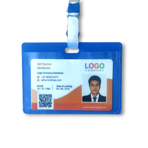 One Side Transparent Horizontal ID Card Pouch_CH - 4