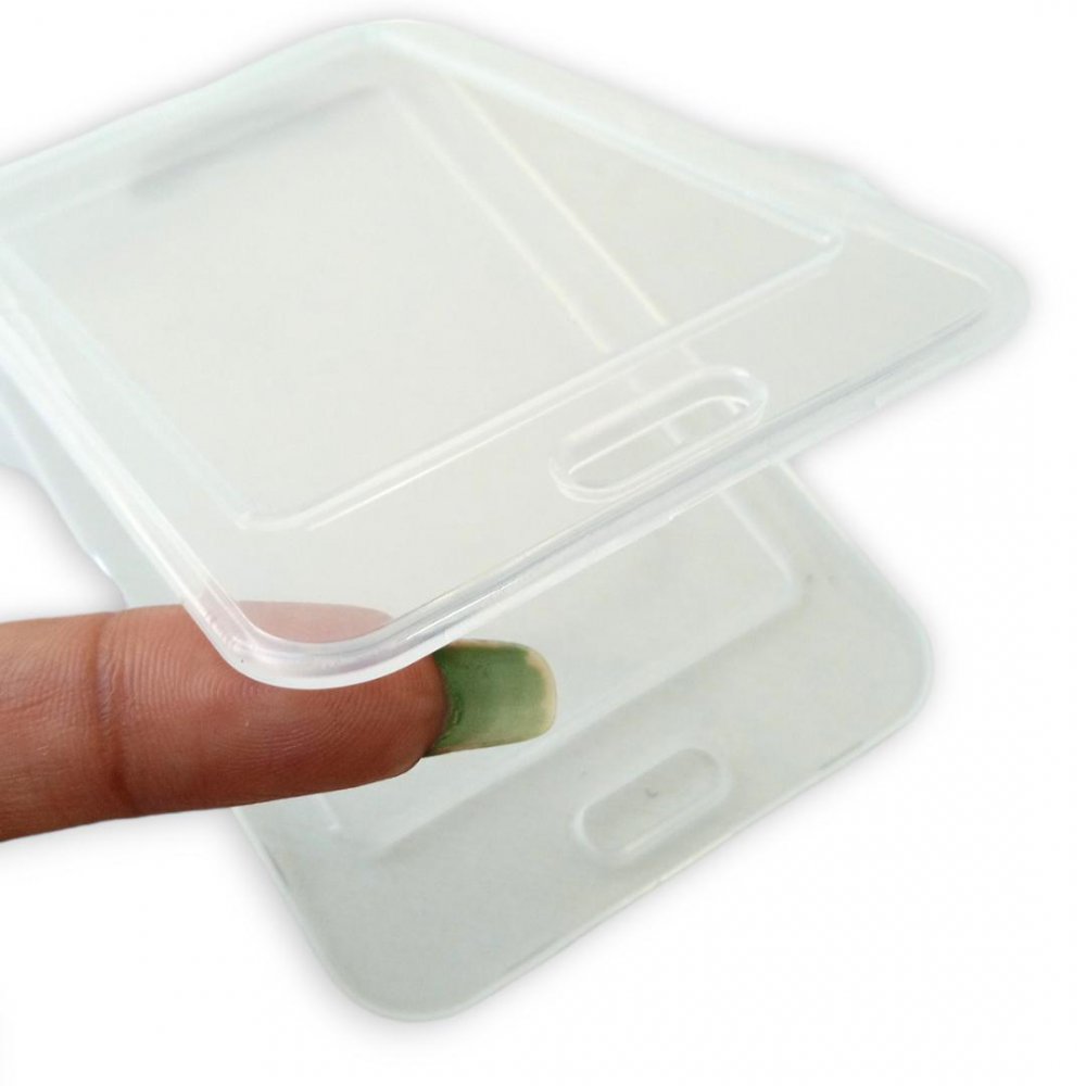 Vertical Polypropylene ID Card Holder with Natural Color CH - 75