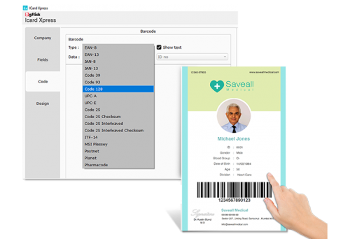 ID Card Software with Inbuilt Designer & Photo Editing with Package Print