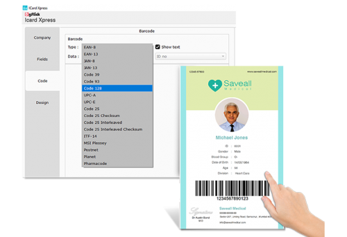 ID Card Software with Dongle and Inbuilt Designer & Photo Editing with Package Print