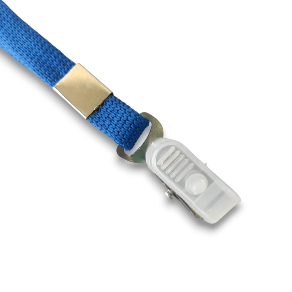 14mm Plain Flat Dori Polyester Lanyard with Eco Clip_ F-17